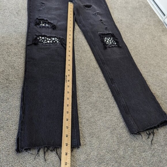Banjara Women's Embellished Distressed Jeans - Size 26 - Picture 8 of 9
